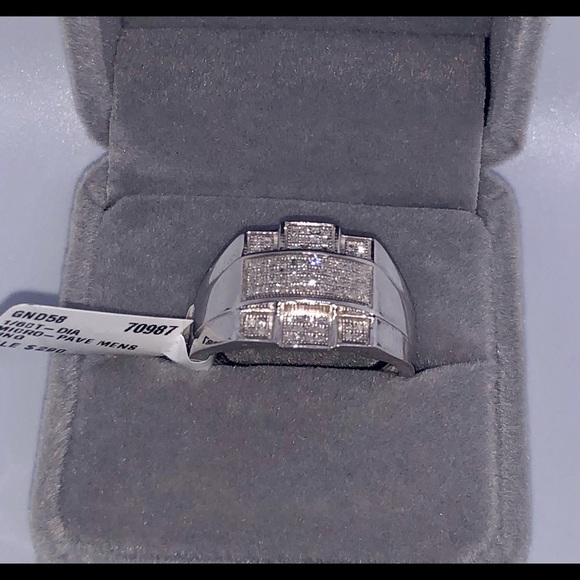 Mens real genuine diamond cross ring best gift ever huge sale NOT CZ not fake - Picture 6 of 10